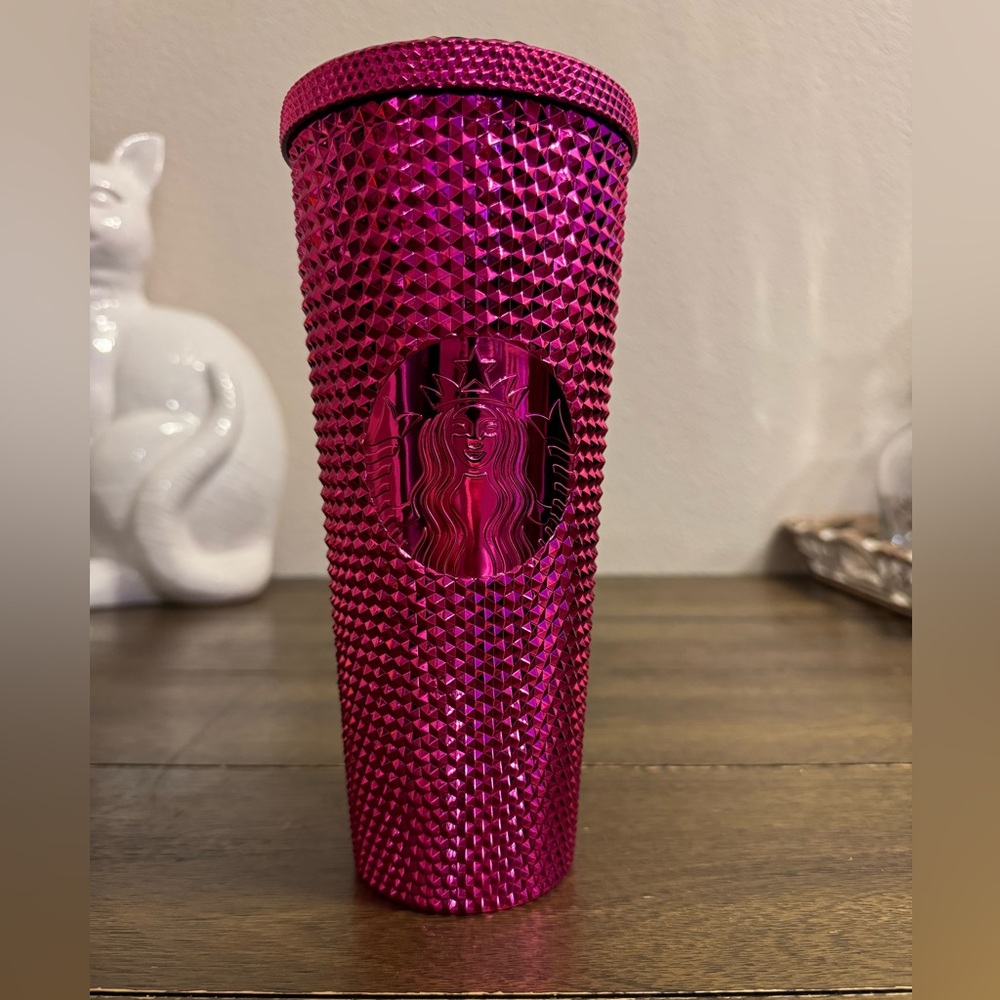 Starbucks Sangria Studded Tumbler 2022 Fall Winter Holiday Bling 24 oz - Venti - Picture 3 of 6